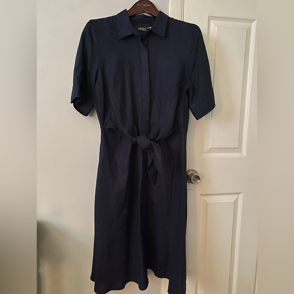 BRAND NEW Ralph Lauren Linen Shirt Dress
